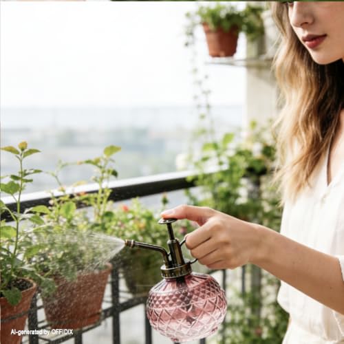 Plant Mister Spray Bottle (D-brown Transparent Gradient)