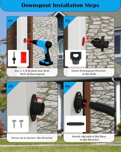 Rain Barrel Diverter Kit