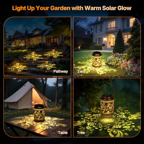 Solar Lanterns Outdoor Waterproof (Butterfly)