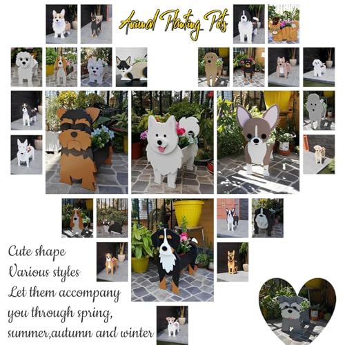 Springer Spaniel Dog Planter Pots