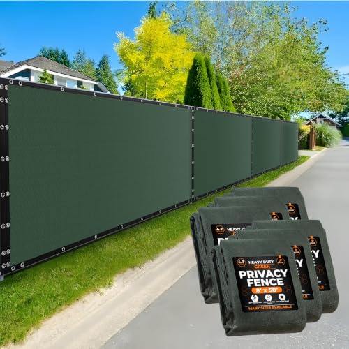 Privacy Fence Screen 8’ x 50’ (Green / 8' X 50')