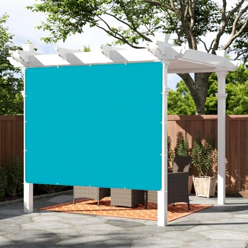 Shade Cloth 12x14 FT Sun Shade (12' x 14' custom size / Turquoise)