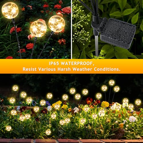 Solar Lights Outdoor Waterproof (4packs)