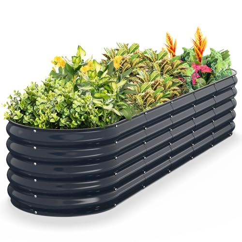 Raised Garden Bed (Midnight Blue / 8x2x1.5FT)