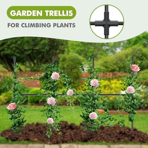 Cucumber Trellis for Garden Vegetable Trellis (47.24inch Arch)