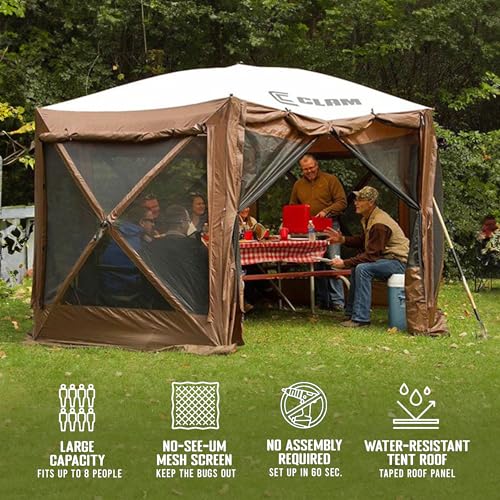 Pavilion Screen Tent (Brown)