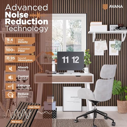 Acoustic Wood Wall Panels (33.04 Sq Ft)
