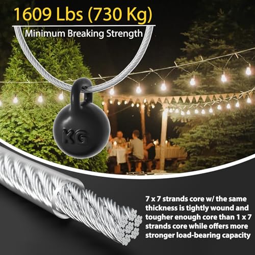 3 16" Wire Rope Clips Kit (3/16in X 100ft)