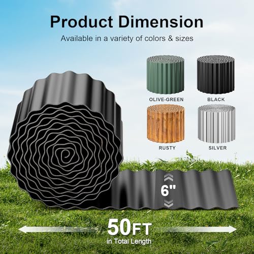 Corrugated Garden Edging Border (50 Foot)