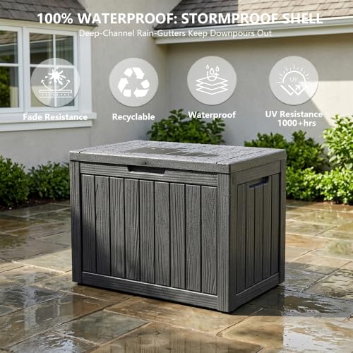 Outdoor Storage Box (Black / 50 Gallon 3.0)