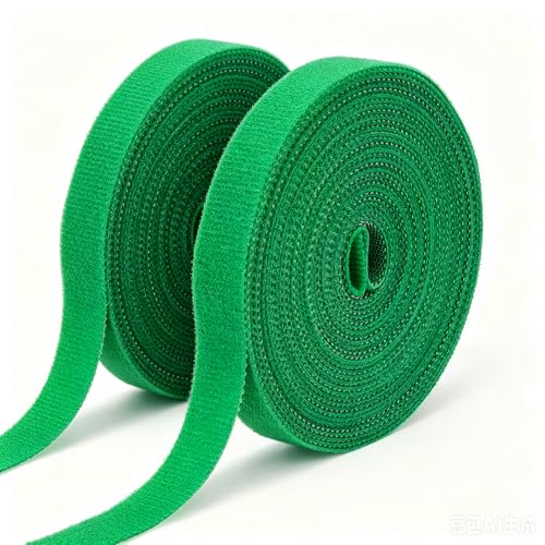 Plant Ties Hook and Loop Garden Tapes 1 (1/2 Inch x 32 Feet / Green)