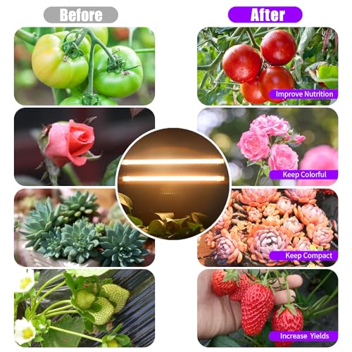 LED Grow Light Strips (6 Count)