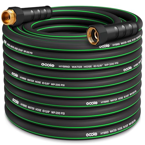 Heavy Duty Garden Hose 75ft (Black+Green / 75ft)