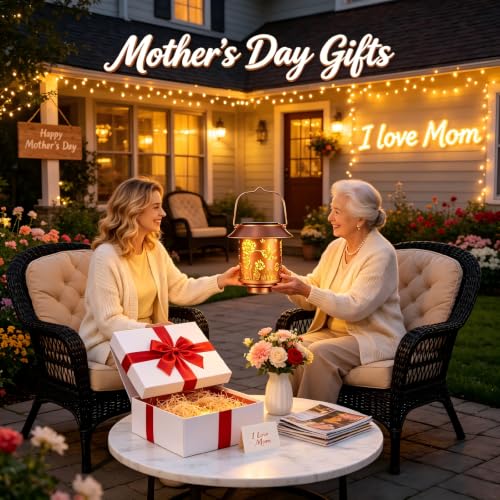 Solar Lantern Lights Outdoor Hanging Garden Light Decor Gifts Hummingbird (Hummingbird-01)