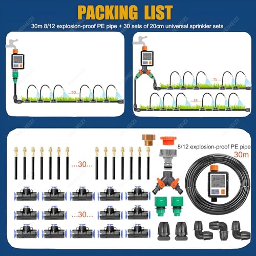 Automatic Drip Irrigation System Kit for Garden