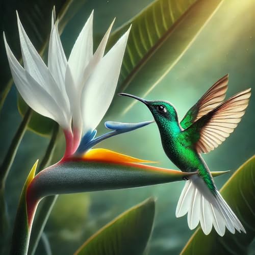 Daisy Ship White Bird of Paradise (2-Pack (Sac) / paradise-white)