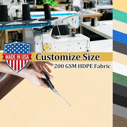 Customized Size 90% Sun Shade Cloth with Grommets