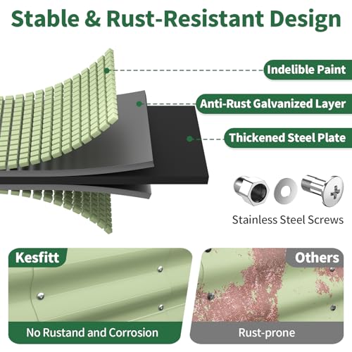Raised Garden Bed (Fruit Green / 5x2x1FT)
