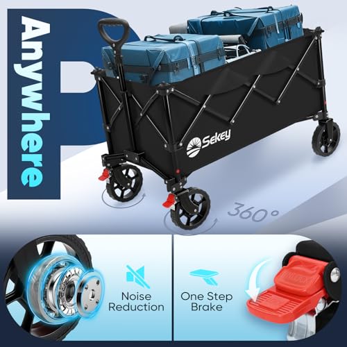 Collapsible Wagon (Black / 300lbs)