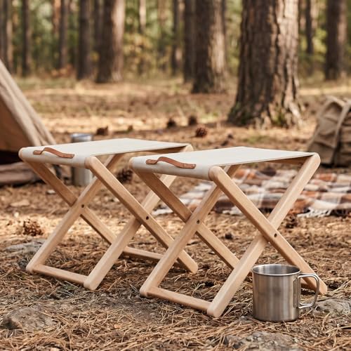Folding Camping Stools Set of 4 (4 Count)