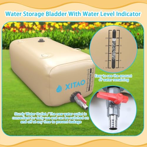 29Gal 110L Water Bladder Tank Water Level Indicator (29 Gal / Yellow)