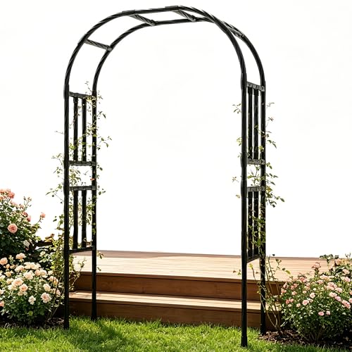 Thickened Metal Garden Arch (59（L）*94(H)*16(W)IN)