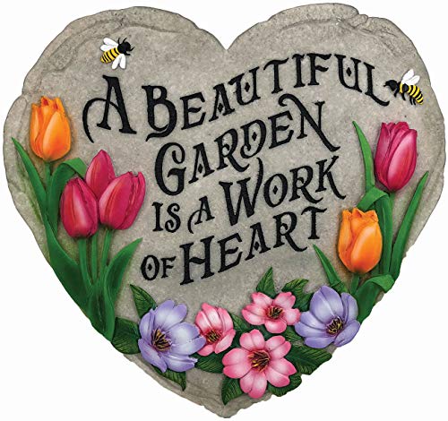 Garden Décor Beautiful Garden Stepping Stone (Beautiful Garden / 11.5" Wide)