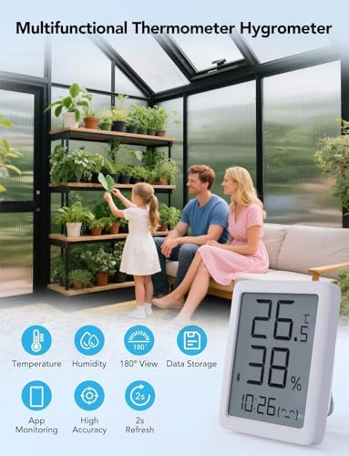 6x10FT Greenhouse with Hygrometer (6x10 FT with thermometers)