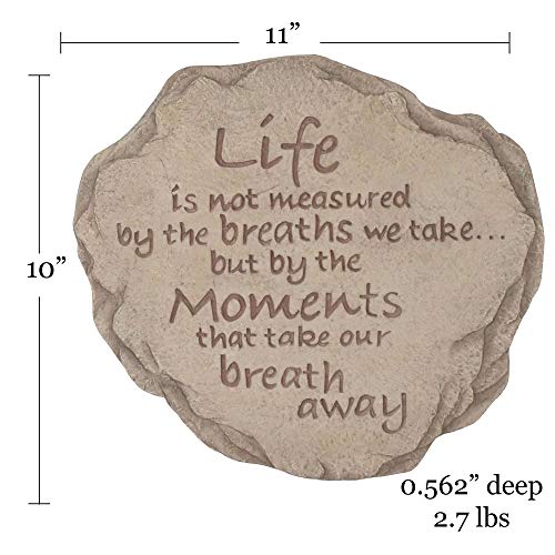 Garden Décor Life Is Not Measured Stepping Stone (Life Is Not Measured)