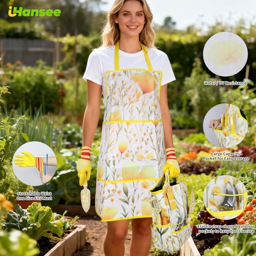 Yellow Garden Tools Set 10 Pieces (yellow)