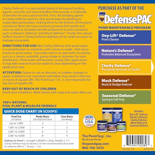 Clarity Defense Water Garden Flocculant