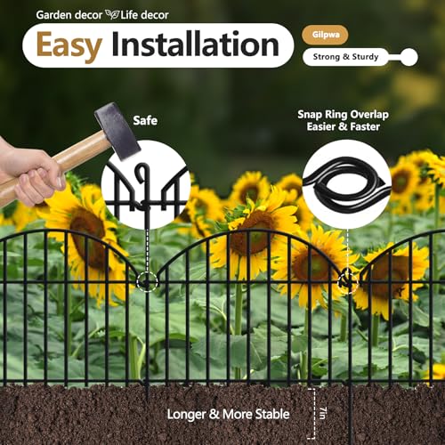 32 Panels Garden Fence (13in(H) x 45.33ft(L))