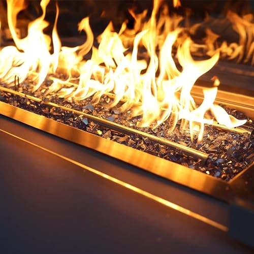 10 lbs High Luster Fire Pit Glass (160 Ounce)