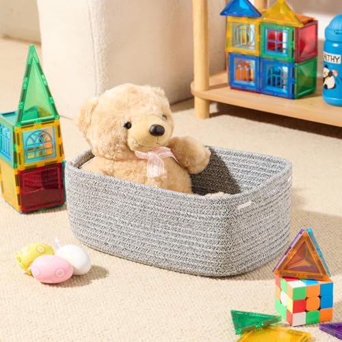 Small Storage Baskets for Organizing (4 Count)