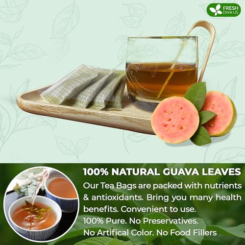 Premium 75 Guava Leaf Tea Bags (75 COUNT)