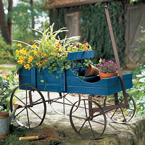 Amish Wagon Decorative Indoor (Blue)