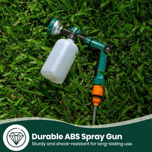 8 Dial Hose Attachment Spray Gun for Liquid Fertilizer (Garden Sprayer Pro (16 oz))