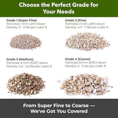 Organic Fine Vermiculite for Indoor Gardening Plants and Mushrooms (Vermiculite Grade 2 - Fine / 30 quarts)