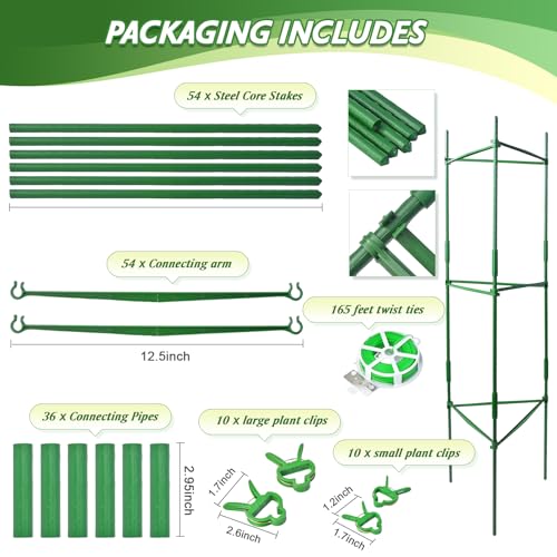 6 Pack Tomato Cage for Garden & Pots (6 Count)