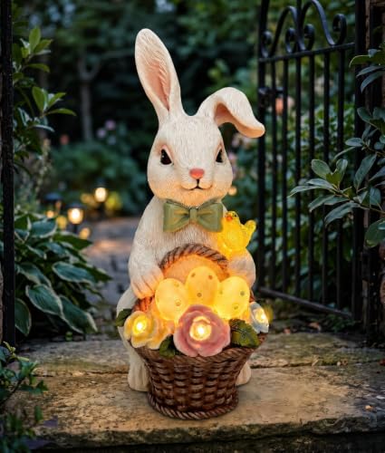 Solar Rabbit Garden Statue (Bunny)