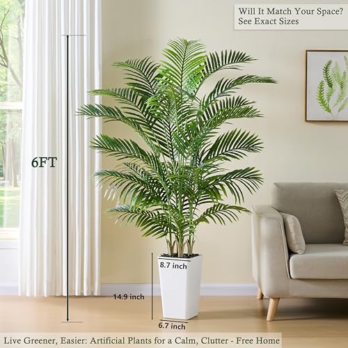 Artificial Palm Tree (6FT / White)