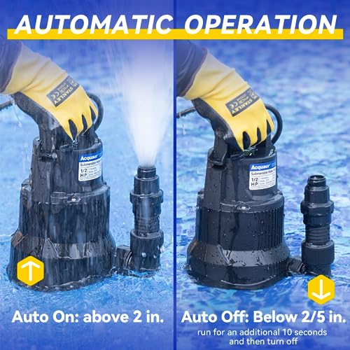 1 2 HP Automatic Sump Pump (19ft Cord)