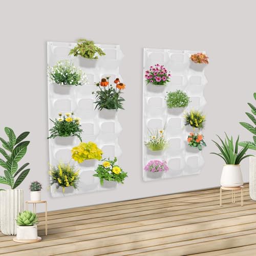 Vertical Wall Planter with 36 Pots