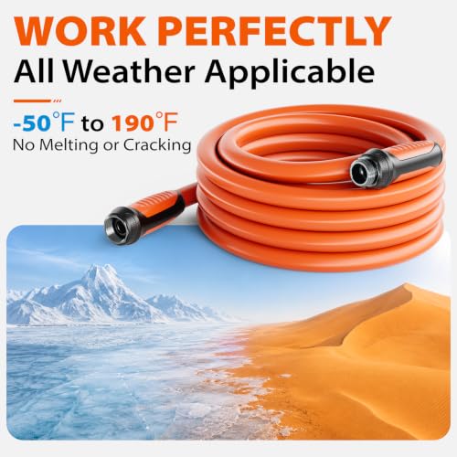 Heavy Duty Garden Hose 50ft x 5 (5/8" Male to Female / 50FT)
