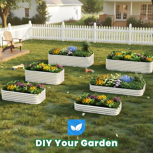 Galvanized Oval Raised Garden Bed Kit