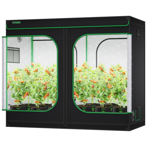 S848 4x8 Grow Tent 96"x48"x80" High Reflective Mylar Tent (96"x48"x80")