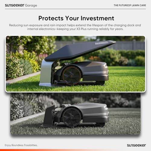 X3 Plus Robot Lawn Mower Garage