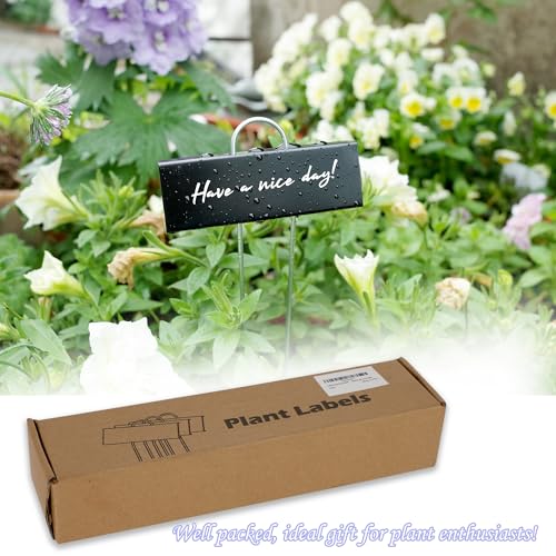 Metal Plant Labels (Black 50-pack)