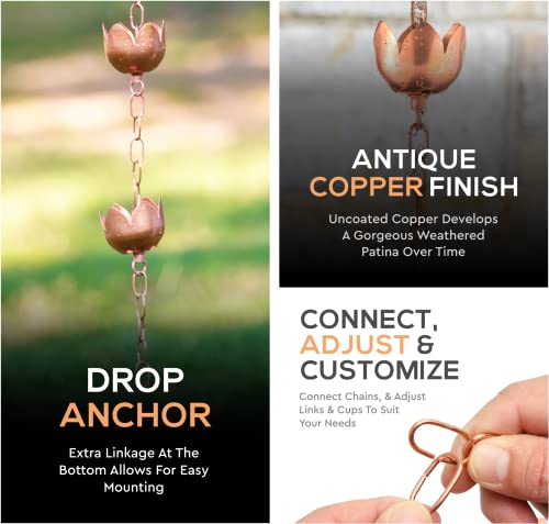 Copper Rain Chain
