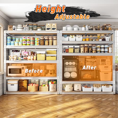 2500LBS Garage Shelving (40"W x 19.7"D x 72"H)